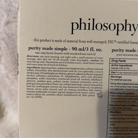 philosophy purity made simple cleanse &โpurify clay mask & facial cleanser - Picture 8 of 8